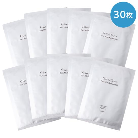 ギブアンドギブ フェイスマスク リペア シリ 25ml 30枚入 4つ 日本製 ギブアンドギブ フェイスマスク リペア シリ 25ml 30枚入 4つ 日本製